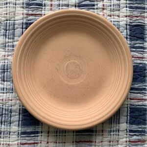 One (1) Fiesta Apricot Salad Plate 7.25" by Homer Laughlin